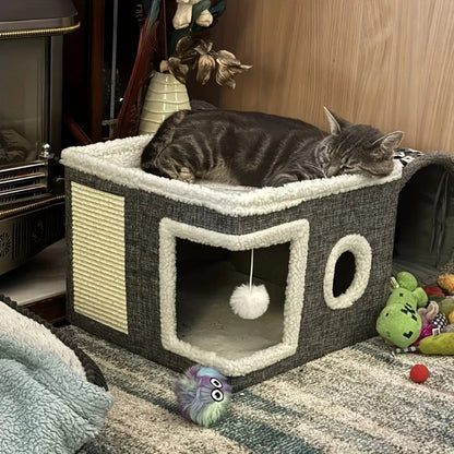 4-Season Multi-Level Cat House