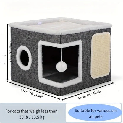 4-Season Multi-Level Cat House