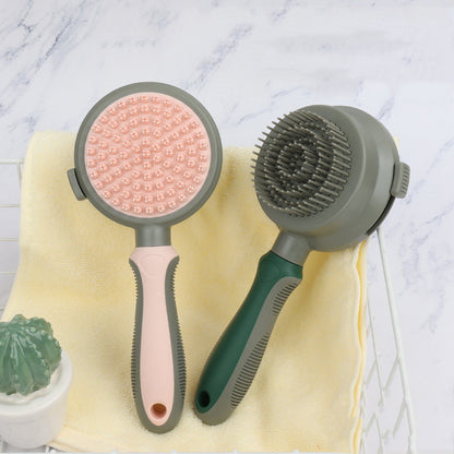 Pet Hair Removal Comb Cat Brush Self Cleaning Slicker Brush Hair Removal Double-Sided Massage