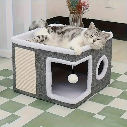 4-Season Multi-Level Cat House