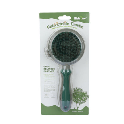 Pet Hair Removal Comb Cat Brush Self Cleaning Slicker Brush Hair Removal Double-Sided Massage